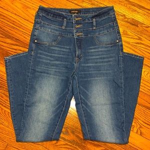 High-waisted Refuge jeans